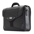 1680d Ballistic Nylon Premium Briefcase - Charcoal/ Black